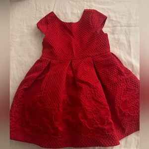 Janie and jack red bubble skirt dress